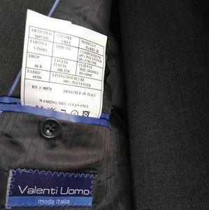 Valenti uomo grey suit